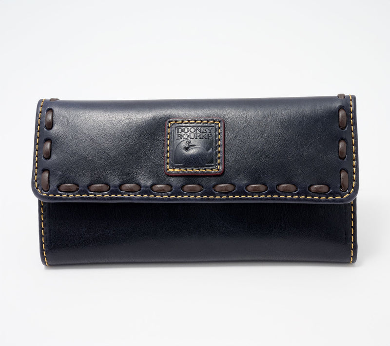 Dooney & Bourke Florentine Leather Continental Clutch — View 14