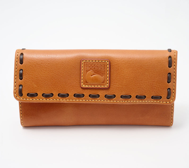 Dooney & Bourke Florentine Leather Continental Clutch — View 15
