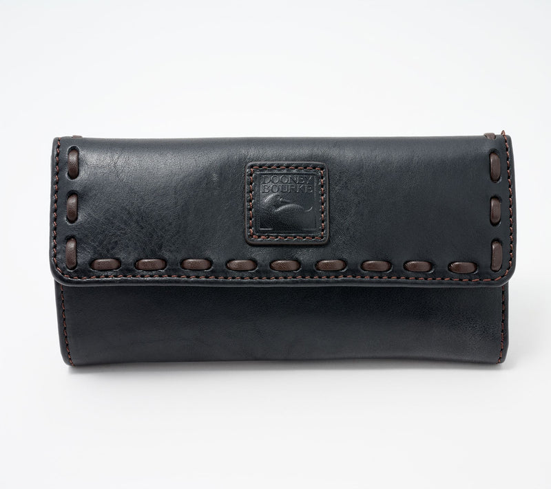 Dooney & Bourke Florentine Leather Continental Clutch — View 16