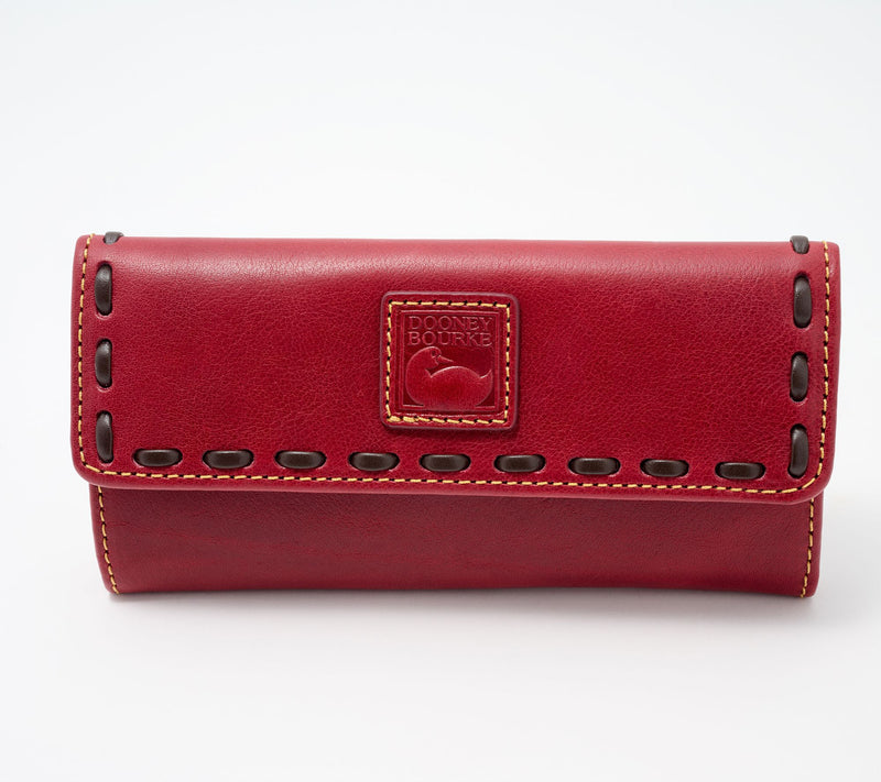 Dooney & Bourke Florentine Leather Continental Clutch — View 18