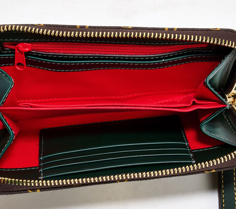 Dooney & Bourke Coated Cotton Gretta Zip Around Wristlet — View 7