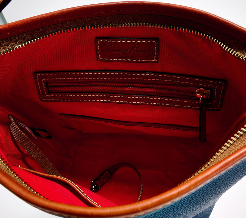 Dooney & Bourke Pebble Leather Hobo Crossbody — View 4