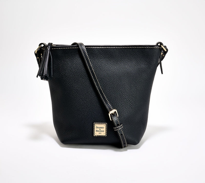 Dooney & Bourke Pebble Leather Hobo Crossbody — View 17