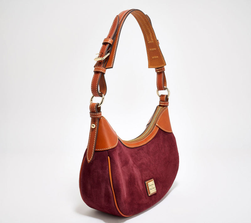 Dooney & Bourke Suede Small Hobo Shoulder Bag — View 4