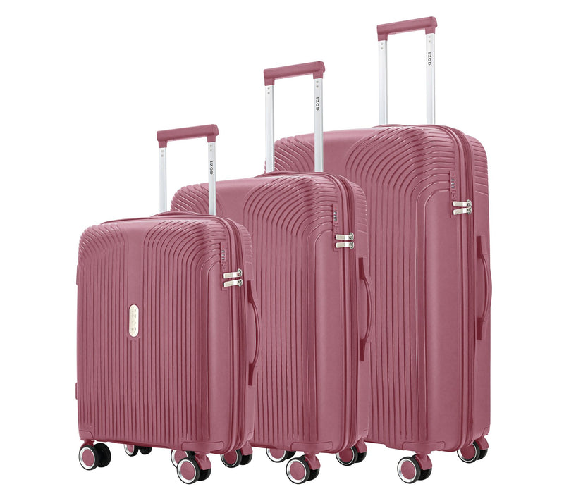 IZOD Sabina Lightweight Polycarbonate 3-Piece Luggage Set — View 4