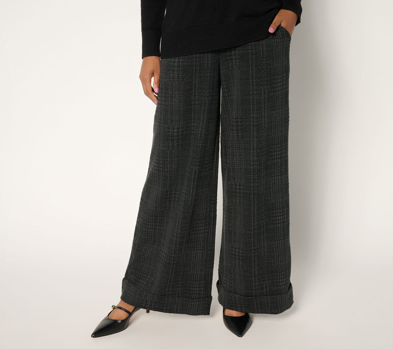 BEAUTIFUL by Lawrence Zarian Regular Textured Knit Trouser — View 3