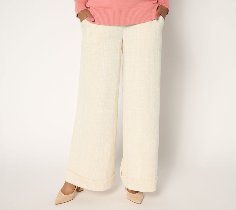 BEAUTIFUL by Lawrence Zarian Petite Textured Knit Trouser — View 7