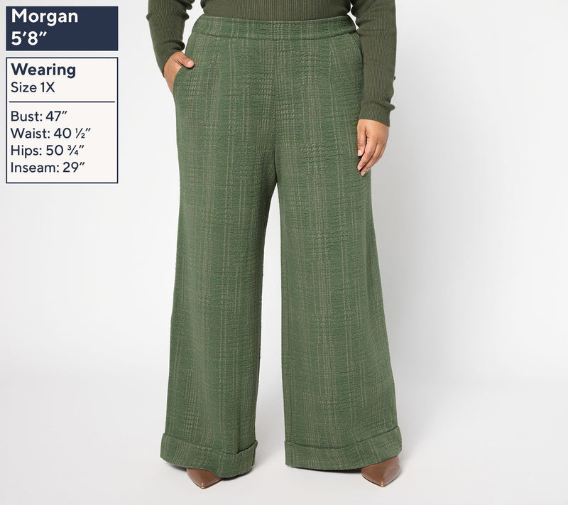 BEAUTIFUL by Lawrence Zarian Petite Textured Knit Trouser — View 10