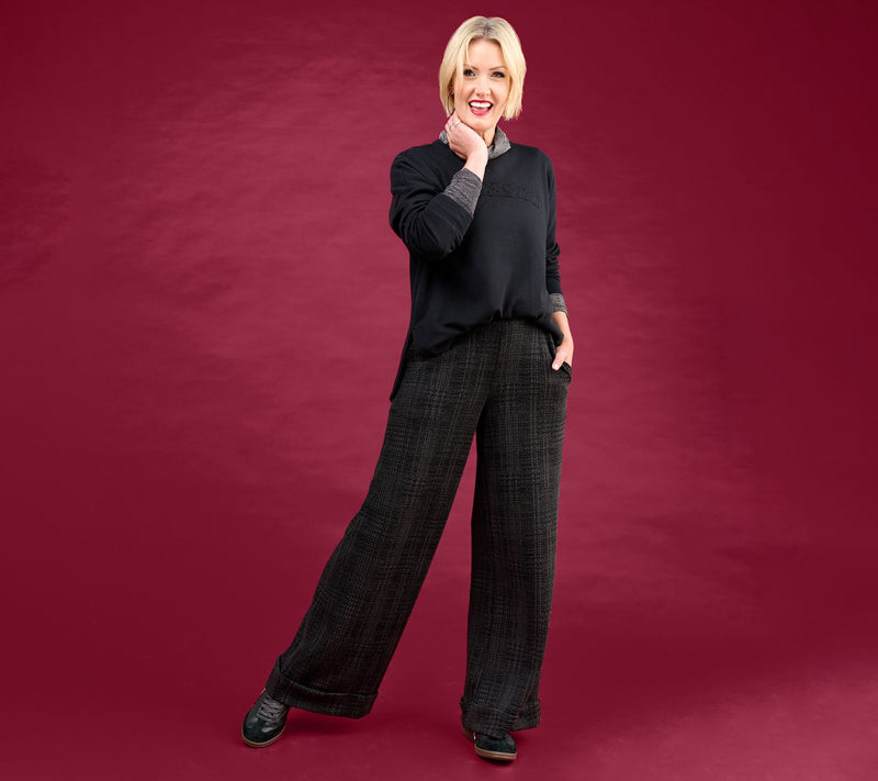 BEAUTIFUL by Lawrence Zarian Petite Textured Knit Trouser — View 15