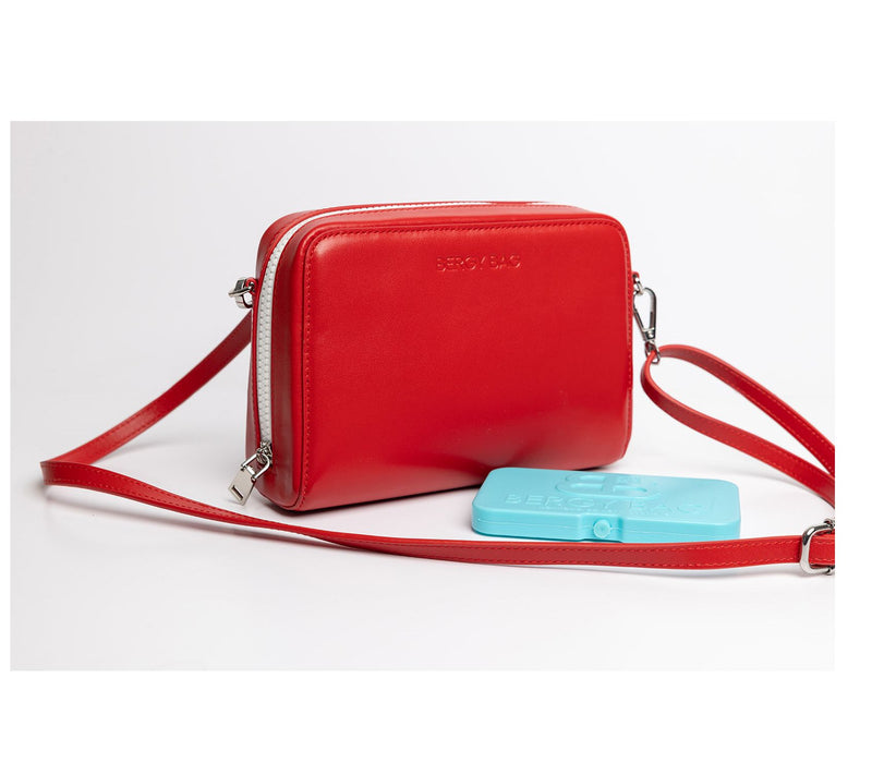 Bergy Bag Insulated Leather Cooling Adjustablerossbody — View 5