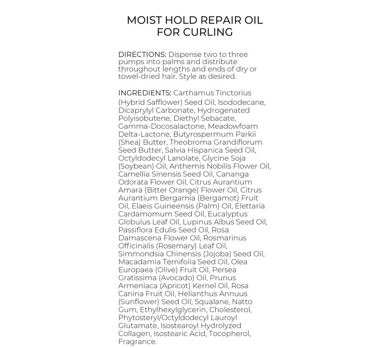 YA-MAN Moist Hold Repair Oil - Curl — View 5