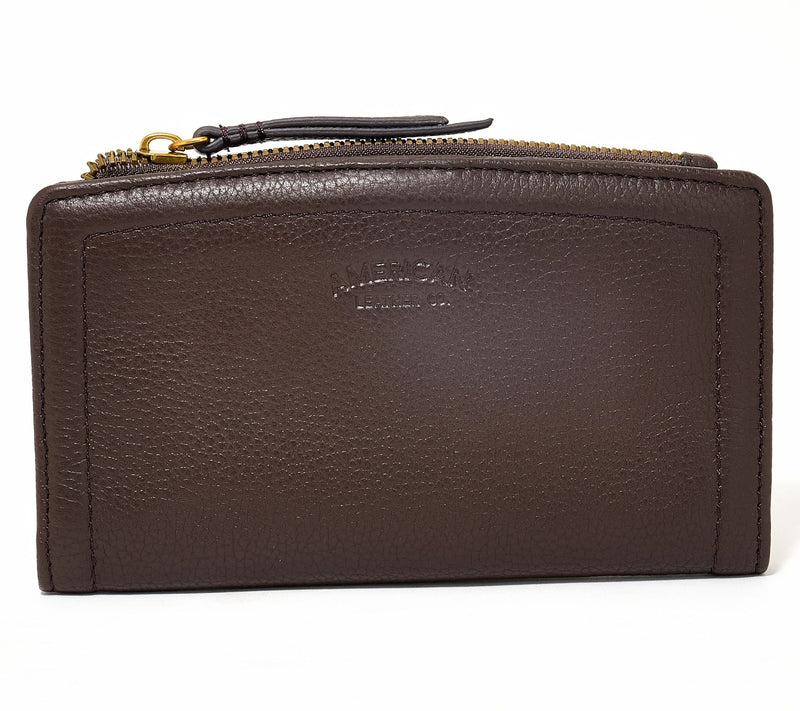 American Leather Co. Leather RFID Naples Bifold Wallet — View 7