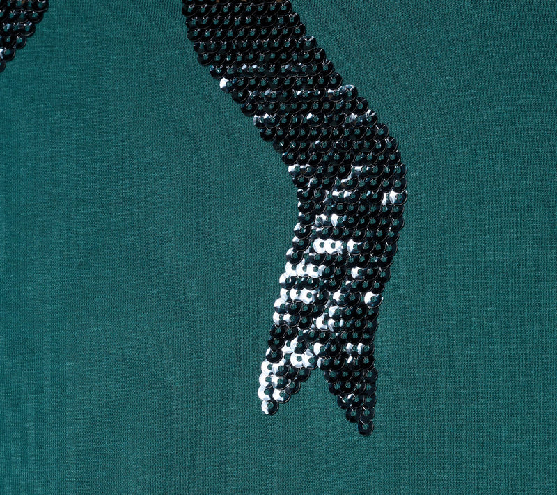 Jingle Belles by Kim Gravel TripleLuxe Knit Bow and Behold Sequin Top — View 6