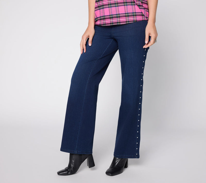 Belle by Kim Gravel Regular TripleLuxe Denim Pearl Jean — View 10