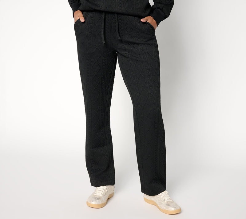 Belle by Kim Gravel Regular Cable Chic Straight Pant — View 12