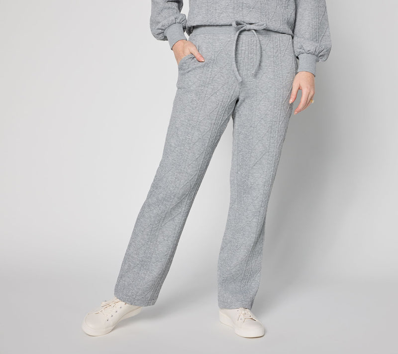 Belle by Kim Gravel Regular Cable Chic Straight Pant — View 15