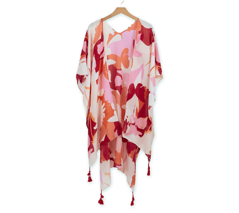 Hadley Wren Scarlet Kimono — View 7