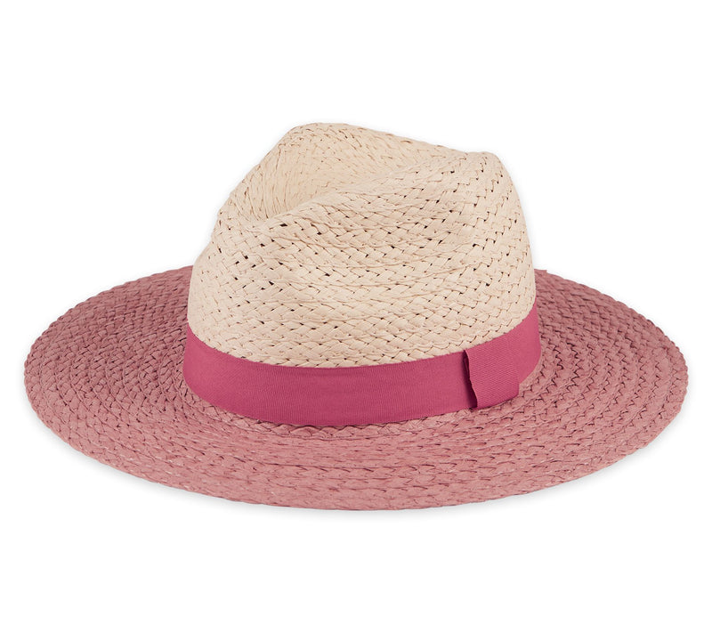 Hadley Wren Woven Colorblock Panama Hat — View 11