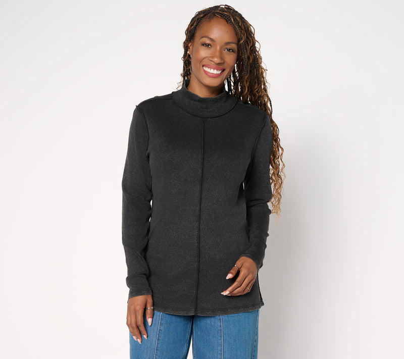 LOGO Principles by Lori Goldstein Long Sleeve Turtleneck Top — View 11