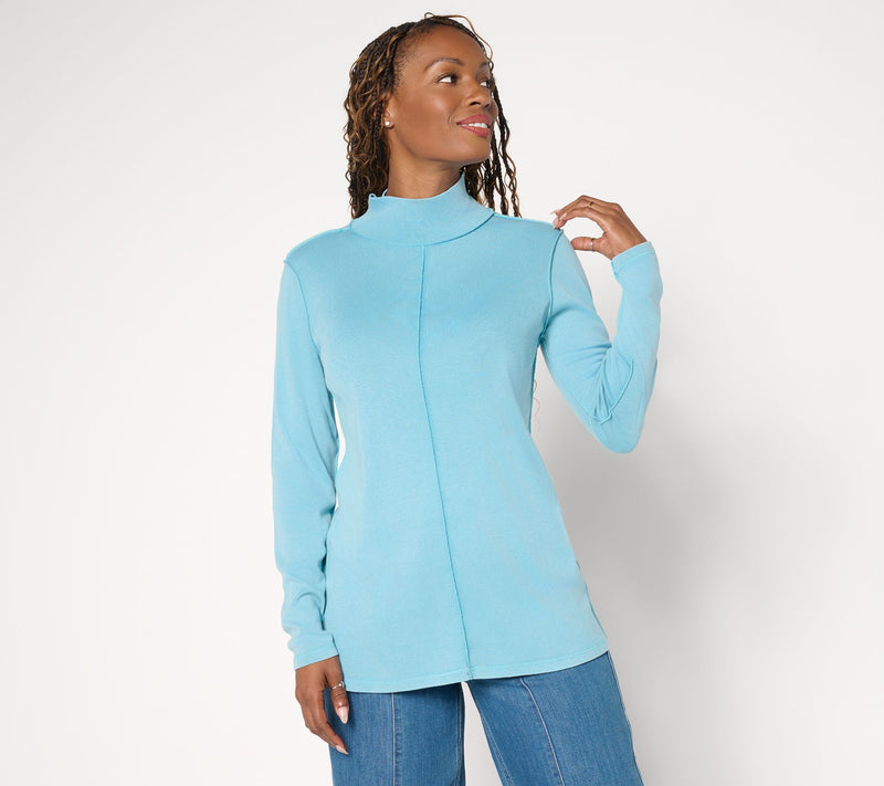 LOGO Principles by Lori Goldstein Long Sleeve Turtleneck Top — View 14