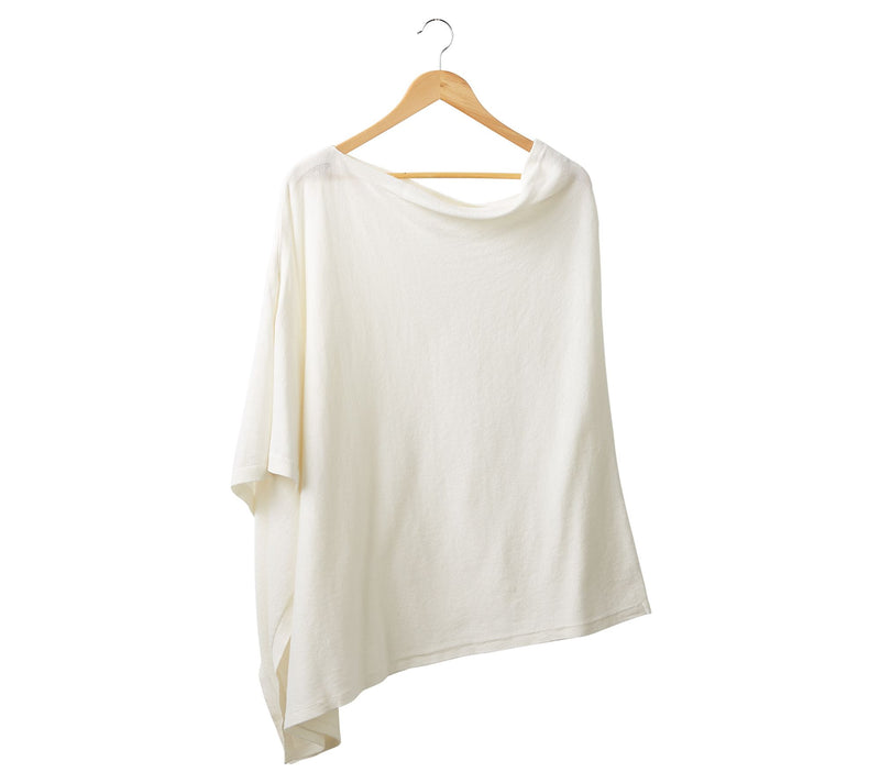 Hadley Wren Solid Knit Cotton Poncho — View 19