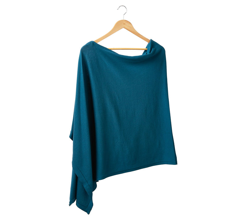 Hadley Wren Solid Knit Cotton Poncho — View 21