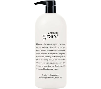 philosophy super-size amazing grace firming body emulsion, 32oz