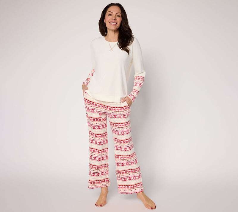 MUK LUKS Silky Velour Lounge Set — View 11