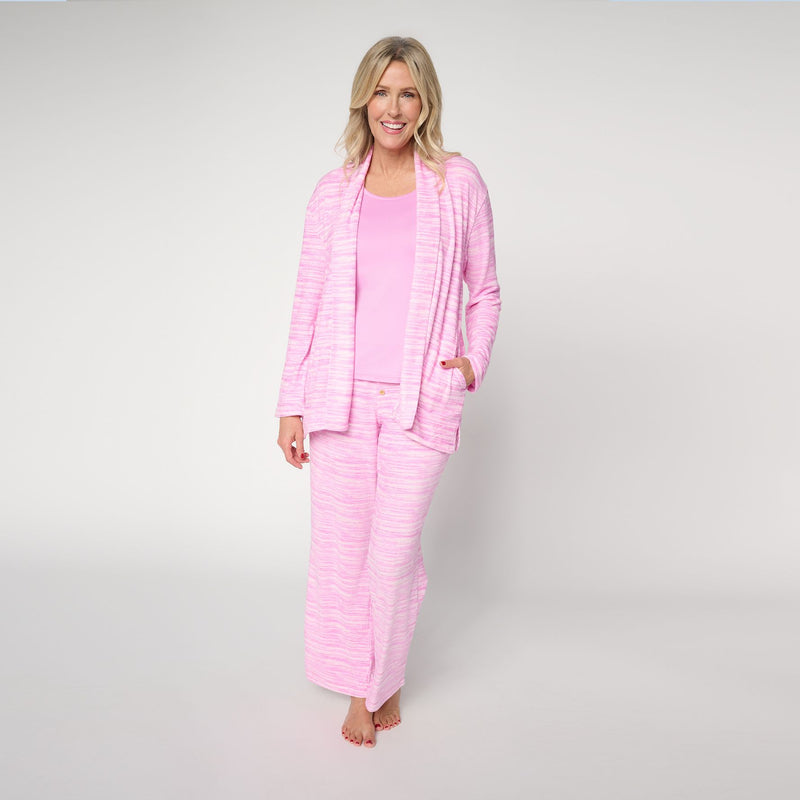 MUK LUKS Sweater Knit & Cloud Knit Lounge Set — View 7