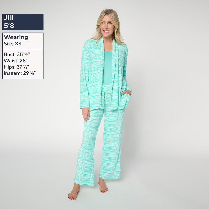 MUK LUKS Sweater Knit & Cloud Knit Lounge Set — View 10