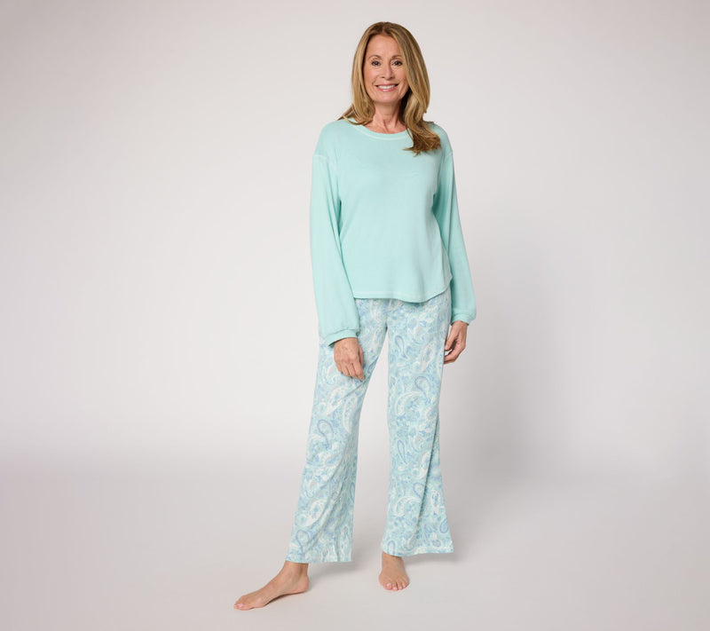 MUK LUKS Volume Sleeve Lounge Set — View 3