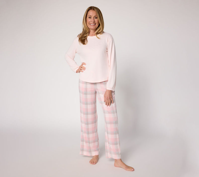 MUK LUKS Volume Sleeve Lounge Set — View 7