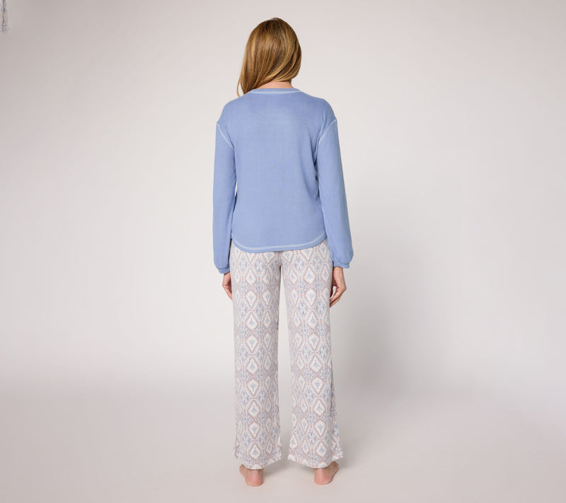 MUK LUKS Volume Sleeve Lounge Set — View 13