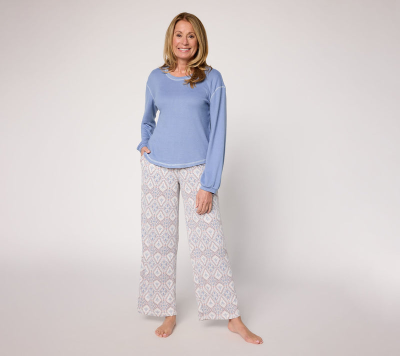 MUK LUKS Volume Sleeve Lounge Set — Main view
