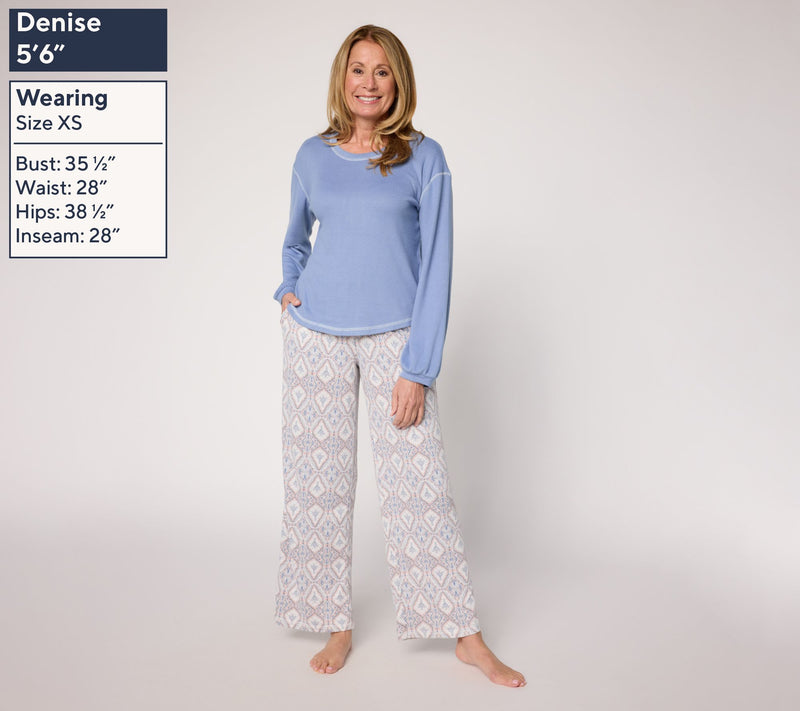 MUK LUKS Volume Sleeve Lounge Set — View 12