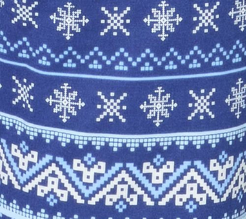 MUK LUKS Men's Henley Printed Pajama Set — View 4