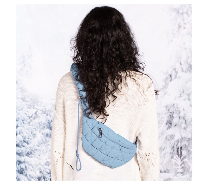 Hadley Wren Quilted Puffer Crossbody Sling Bag — View 5
