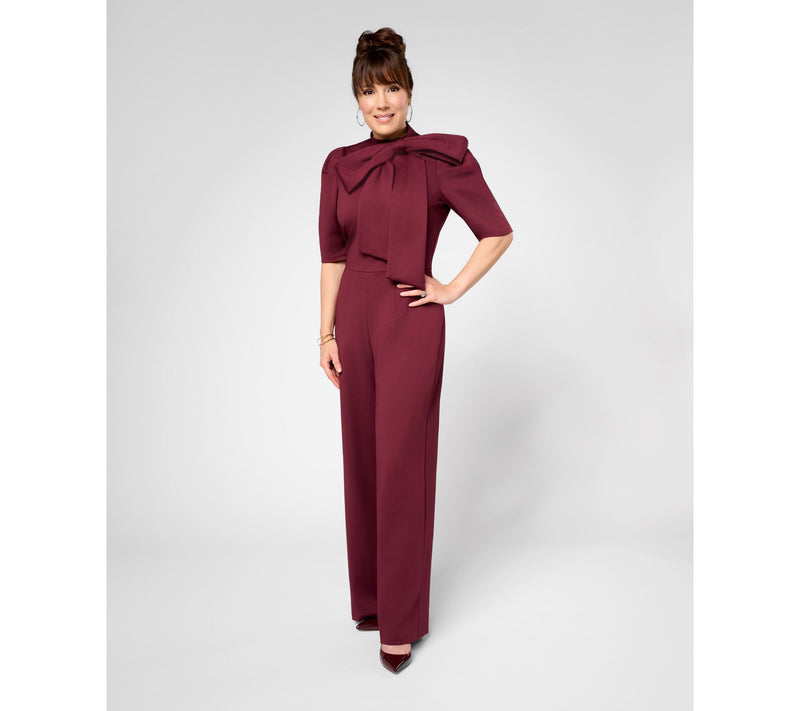 Studio Park x Sandra Bennett Regular Bow Detail Jumpsuit — View 9