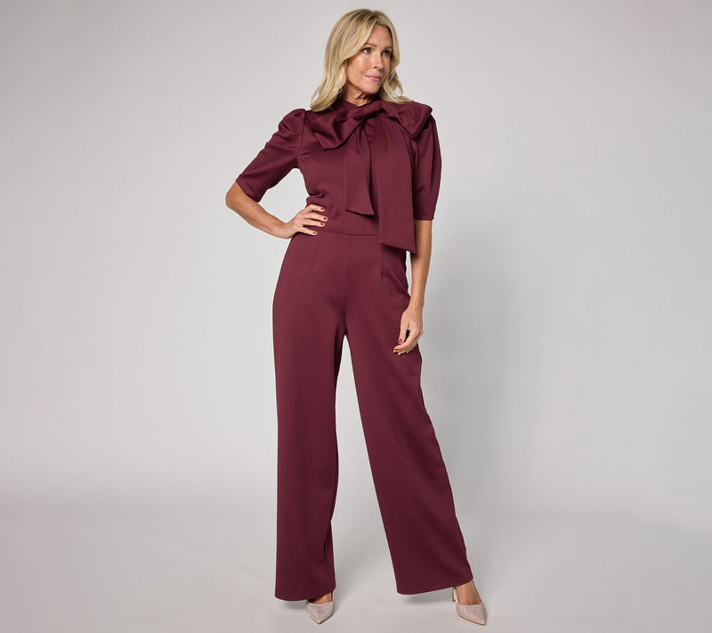 Studio Park x Sandra Bennett Regular Bow Detail Jumpsuit — View 3