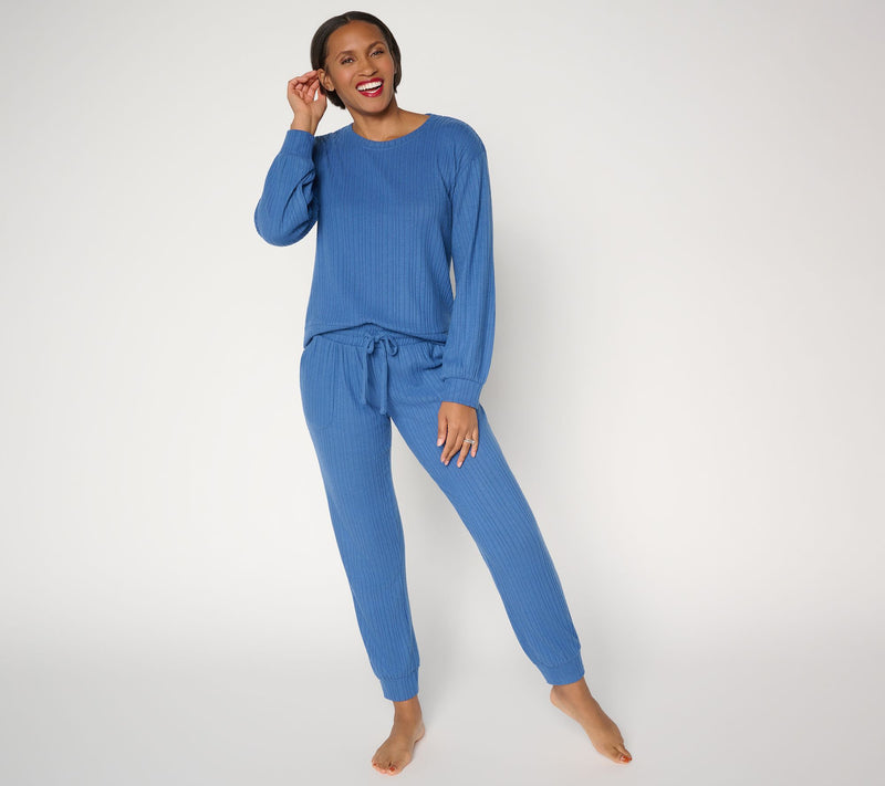 MUK LUKS Cool Cable 2 Piece Lounge Set — View 12