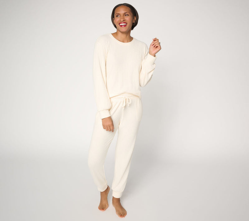 MUK LUKS Cool Cable 2 Piece Lounge Set — View 13