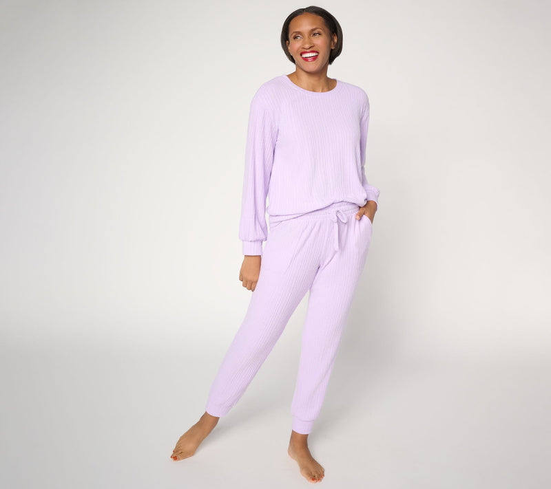 MUK LUKS Cool Cable 2 Piece Lounge Set — View 14