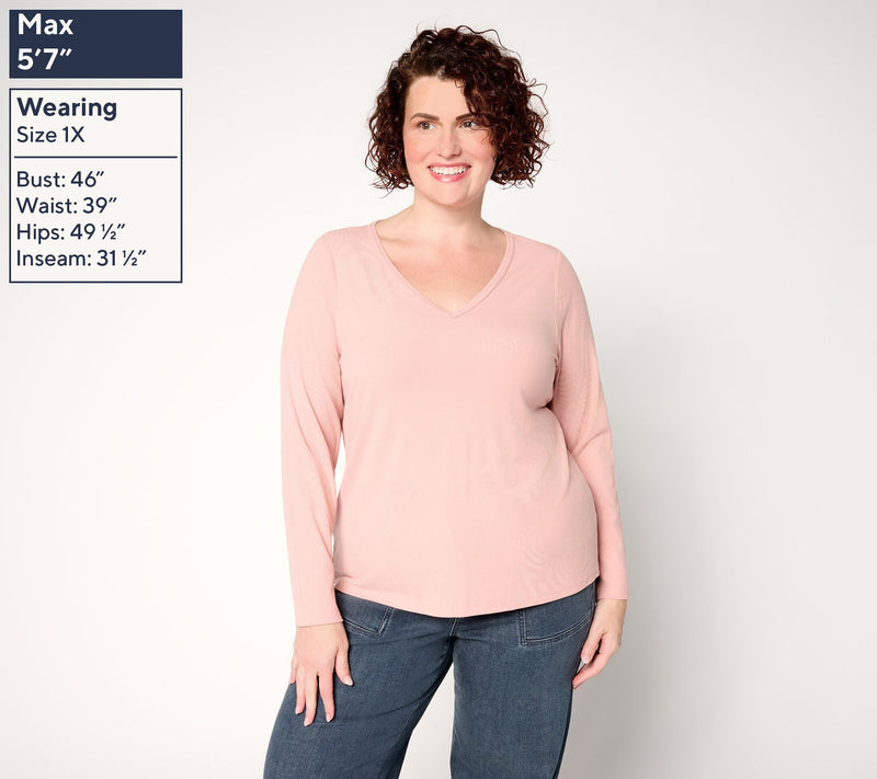 Me by Jennie Garth Denver Long Sleeve Two Pack — View 2