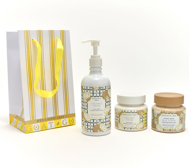 Beekman 1802 Goat Milk 3pc Shower Set with Gift Bag — Main view