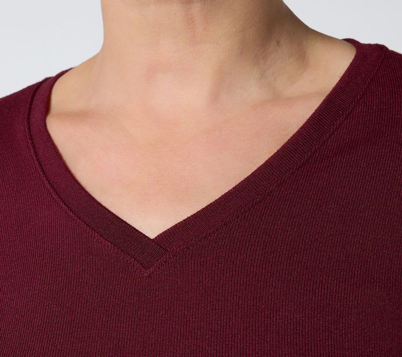 Denim & Co. Essentials Heavenly Jersey 2-Pack V-Neck Tunics — View 6