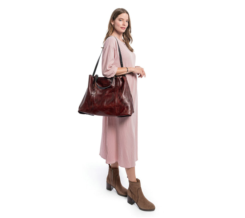 Old Trend Forest Island Leather Tote w/ Detachable Insert — View 8