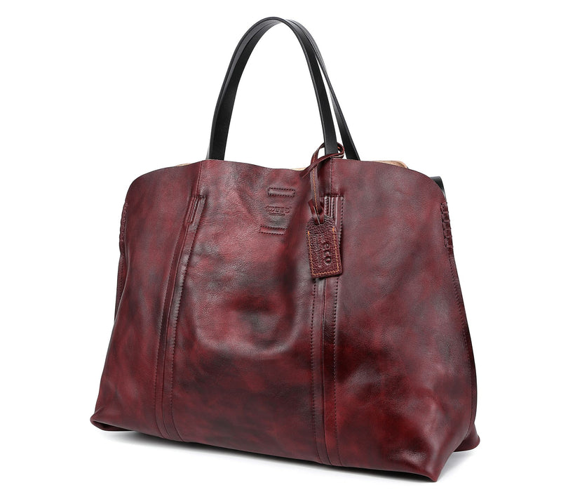 Old Trend Forest Island Leather Tote w/ Detachable Insert — View 20