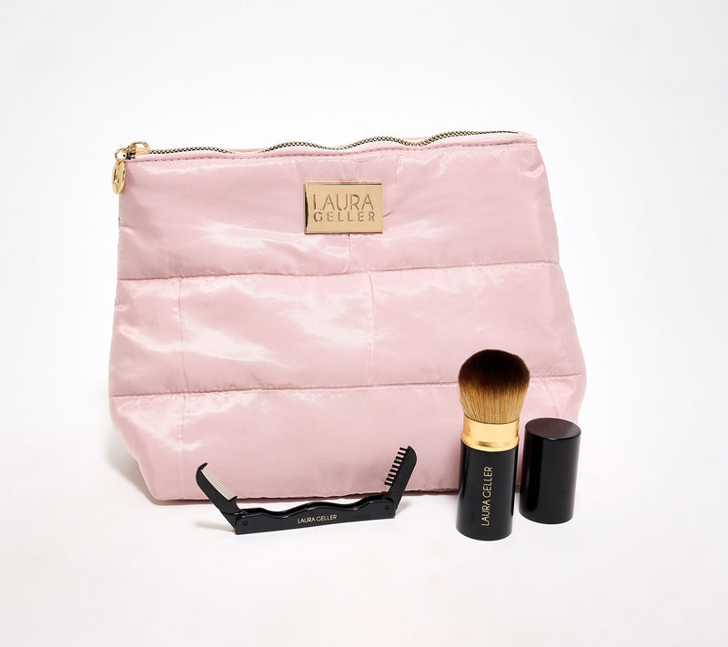 Laura Geller Kabuki Brush, Brow & Lash Comb,and Bag — Main view