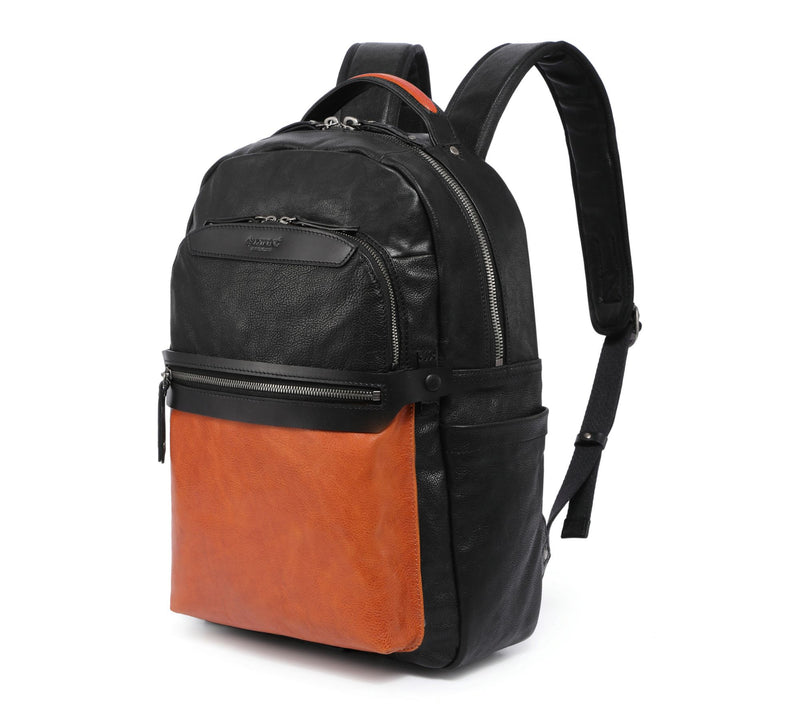 Old Trend Sotis Leather Colorblock Backpack — View 11