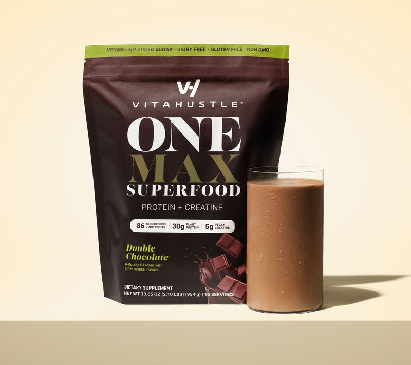 VitaHustle ONE Superfood Max 30g Protein & 5g Creatine 15 Servings — Main view